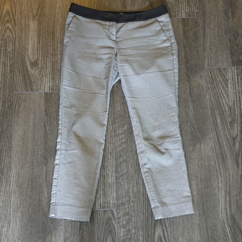 Express Two-Tone Gray Ankle Pants